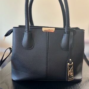 Black Leather Handbag